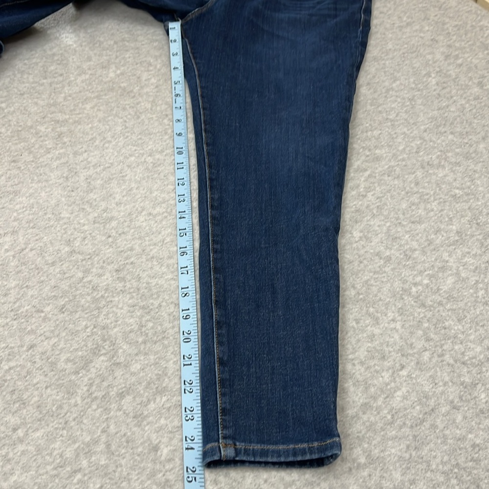 Frame Womens 32x25 Le High Skinny Ankle Henning Style LHSK949 Blue Denim Jeans - Picture 12 of 14